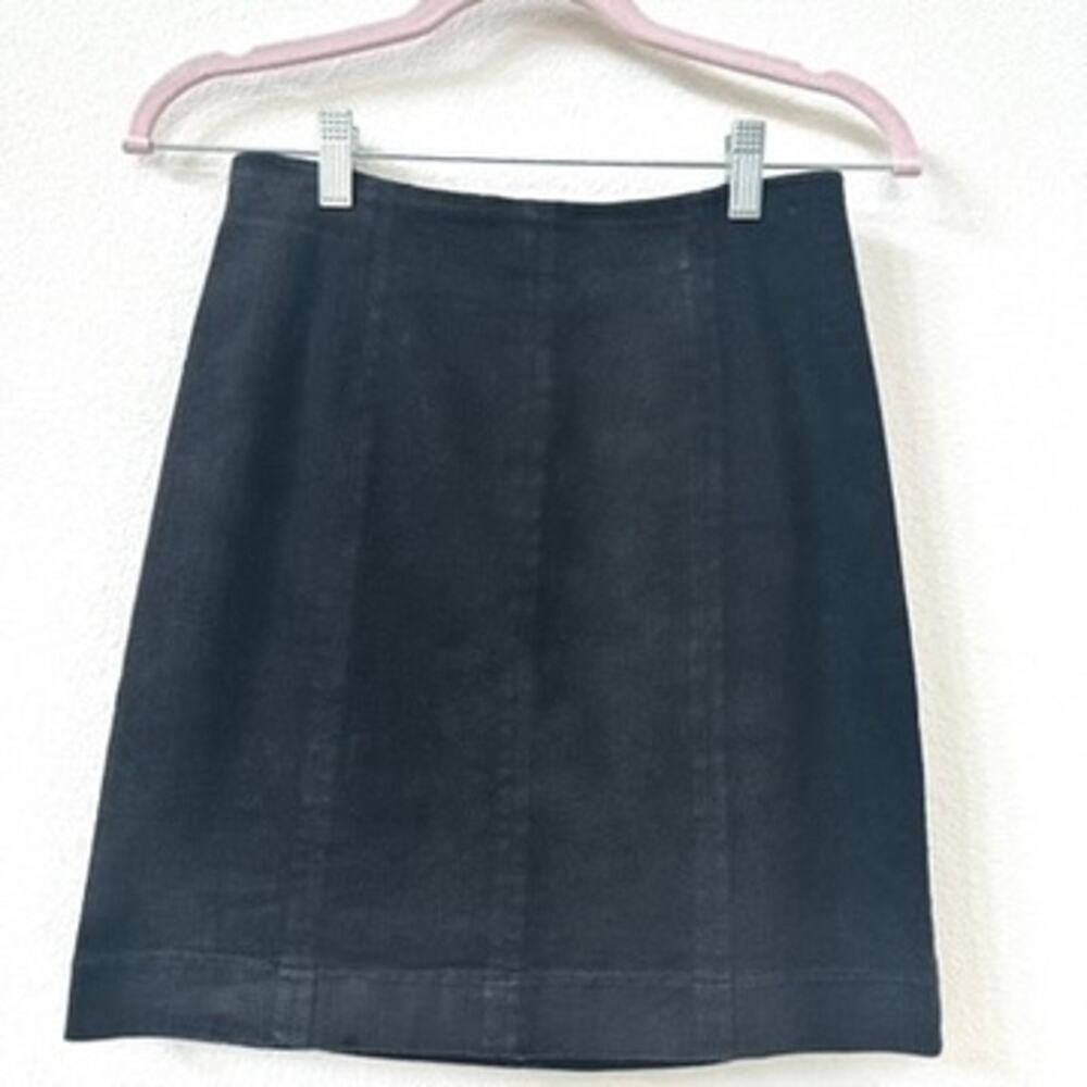 Vetta Sustainable Organic Cotton Mini Skirt Black Size 4 Eco-Friendly Fashion